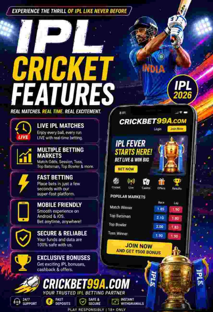 crickbet99 ipl features